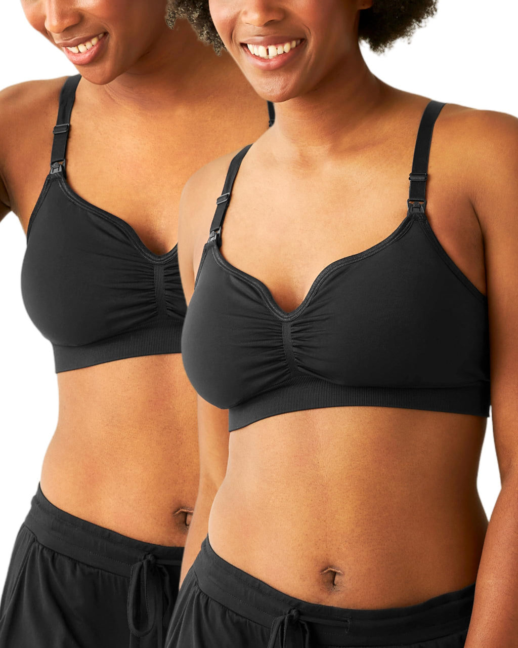 Kindred Bravely Tatum Maternity Nursing Bra, Seamless Bralette Set, 2 Pack