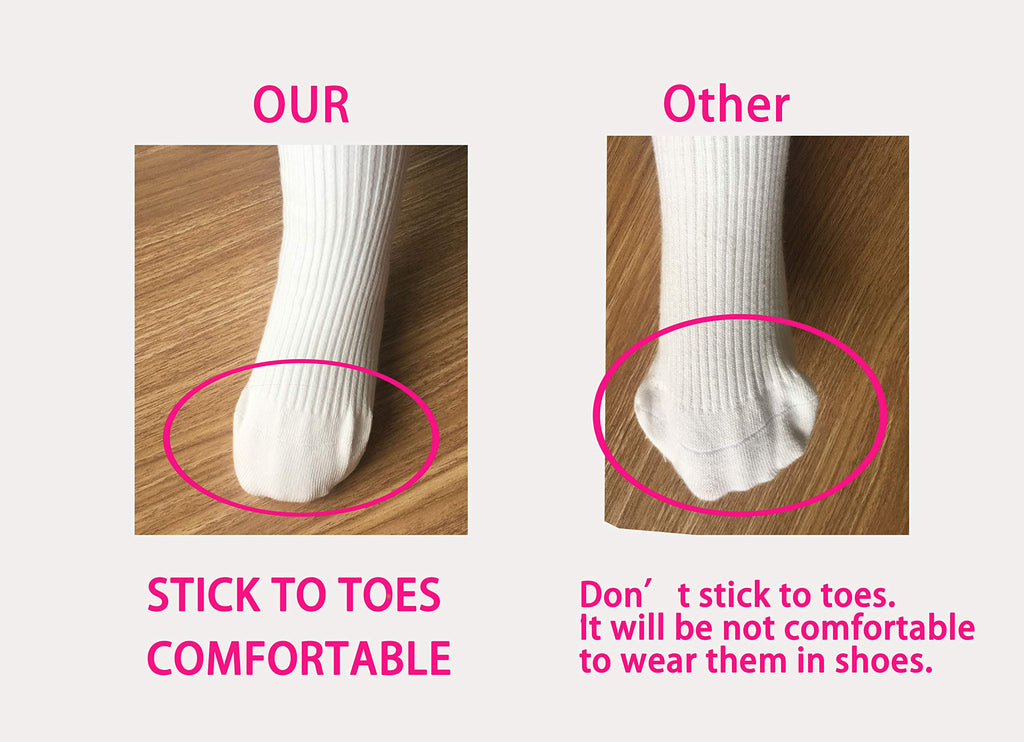 CECORC Girls Tights – Thick Toddlers Girl Leggings–Seamless Cable Knit Cotton Stockings – Girls' Accessories,4-6 Years, 3 Pack（Black+white+lightpink）