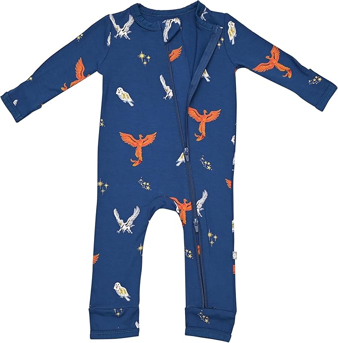 KYTE BABY Unisex Rayon Made From Bamboo Zippered Rompers 0-24 Months