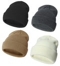 ENBAOHUI Baby Beanie Hat Newborn Winter Warm Knit Hat Kids Soft Beanie Cap Boys Girls Winter Warm Knit Hat Black/Grey/White/Khaki S