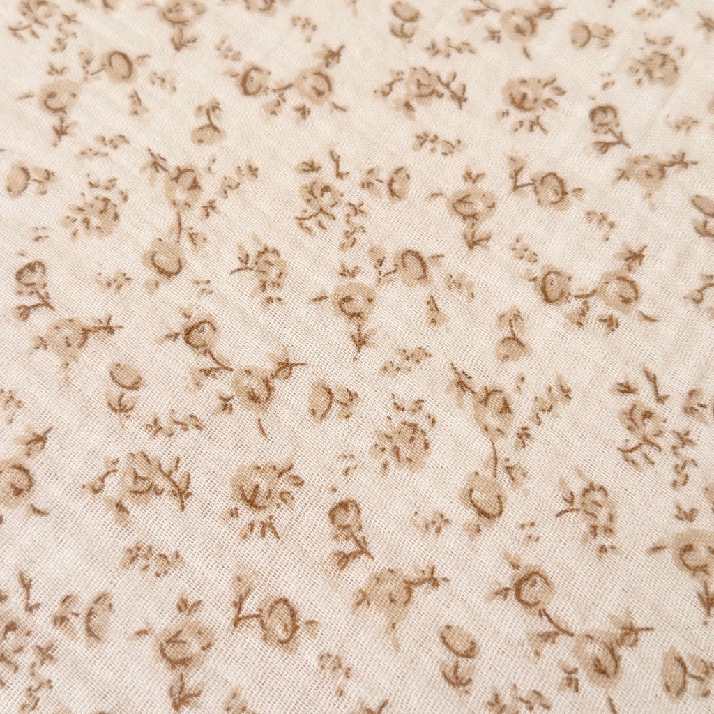 BuLuTu Cotton Muslin Kids Toddler Pillowcase with Cute Camellia Flowers Super Soft Travel Pillow Nursery Pillowcase for Boys,Girls,Bedding Decor Machine Washable, Durable Pillowcase,1 Piece,14"x20"