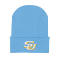 Creative Knitwear College Baby Knit Cap Southern University Jaguars Logo - Carolina Blue - Preemie