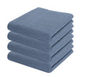 PurpleEssences Waffle Weave Kitchen Towel, 100% Cotton - 15x25 Inches with Hanging Loop, Ultra Soft Absorbent Quick Drying Dish Cloth, Tea and Hand Towels, 4 Pack - Spring Easter Summer - Smoky Grey