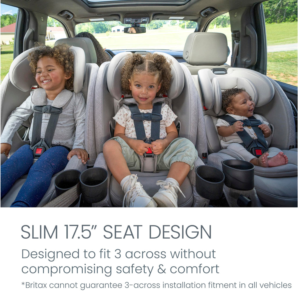 Britax One4Life Slim All in One Car Seat, Up to 10 Years Use — Mineral Gray