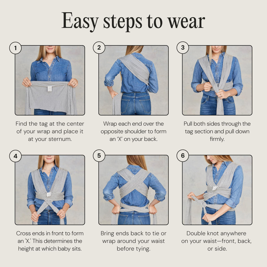 Solly Baby Wrap, Buttery-Soft Baby Carrier Newborn to Toddler 8-25 Lbs., Lightweight & Hands-Free Infant Wrap, Breathable Summer Carrier, Baby Wearing & Postpartum Essential, New Mom Gift, Coastal