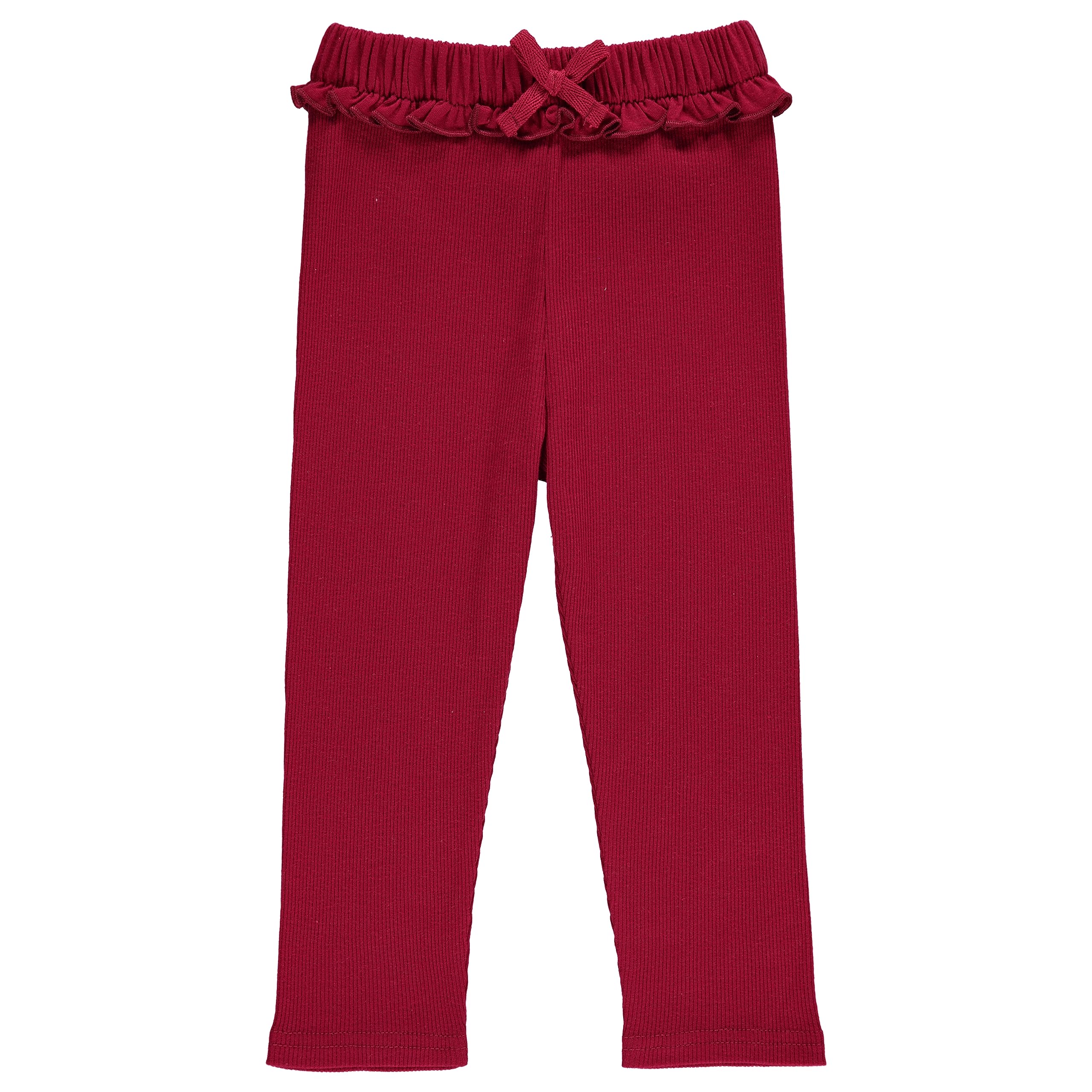 Cudlie 5-Pack Baby Girls Joggers - Lounge Pants, Active Sweatpants Sweats - Ruffled Joggers for Girls, 12-18 Months