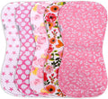 5-Pack Organic Cotton Burp Cloths – Large, Ultra-Soft 3-Layer Towels for Burping, Shoulder & Hand Use, Highly Absorbent