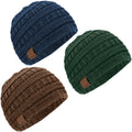 KeaBabies 3-Pack Baby Beanies for Boys, Girls,Soft Cute Baby Hat (Icelandic, 6-36M)
