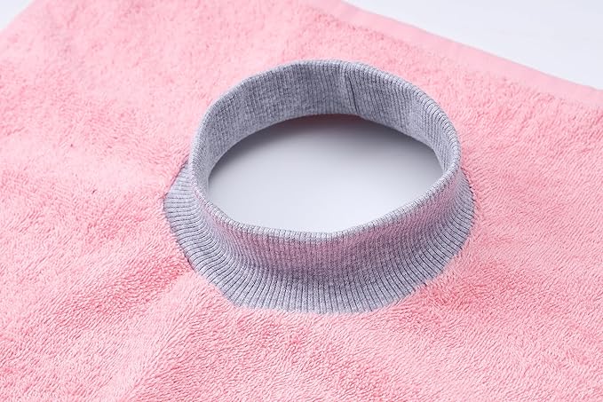 MATZ Terry Towel Slip On Baby Bibs | Full Coverage | Ultra Absorbent 100% Cotton | Pullover For Babies And Toddlers | Feeding Drooling And Teething | Unisex Baby Bib With Soft Ribbed Neck