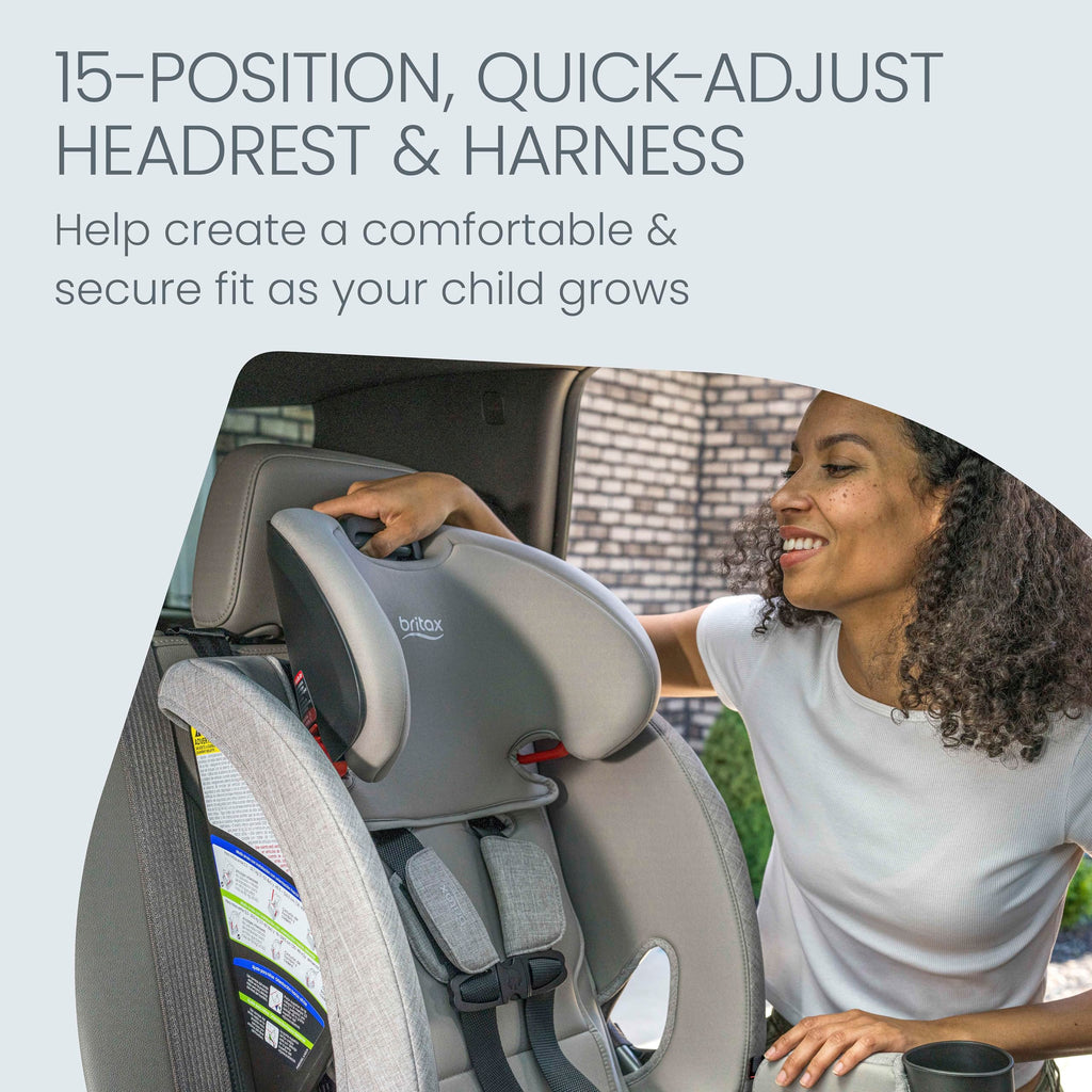 Britax One4Life Slim All in One Car Seat, Up to 10 Years Use — Raven Black