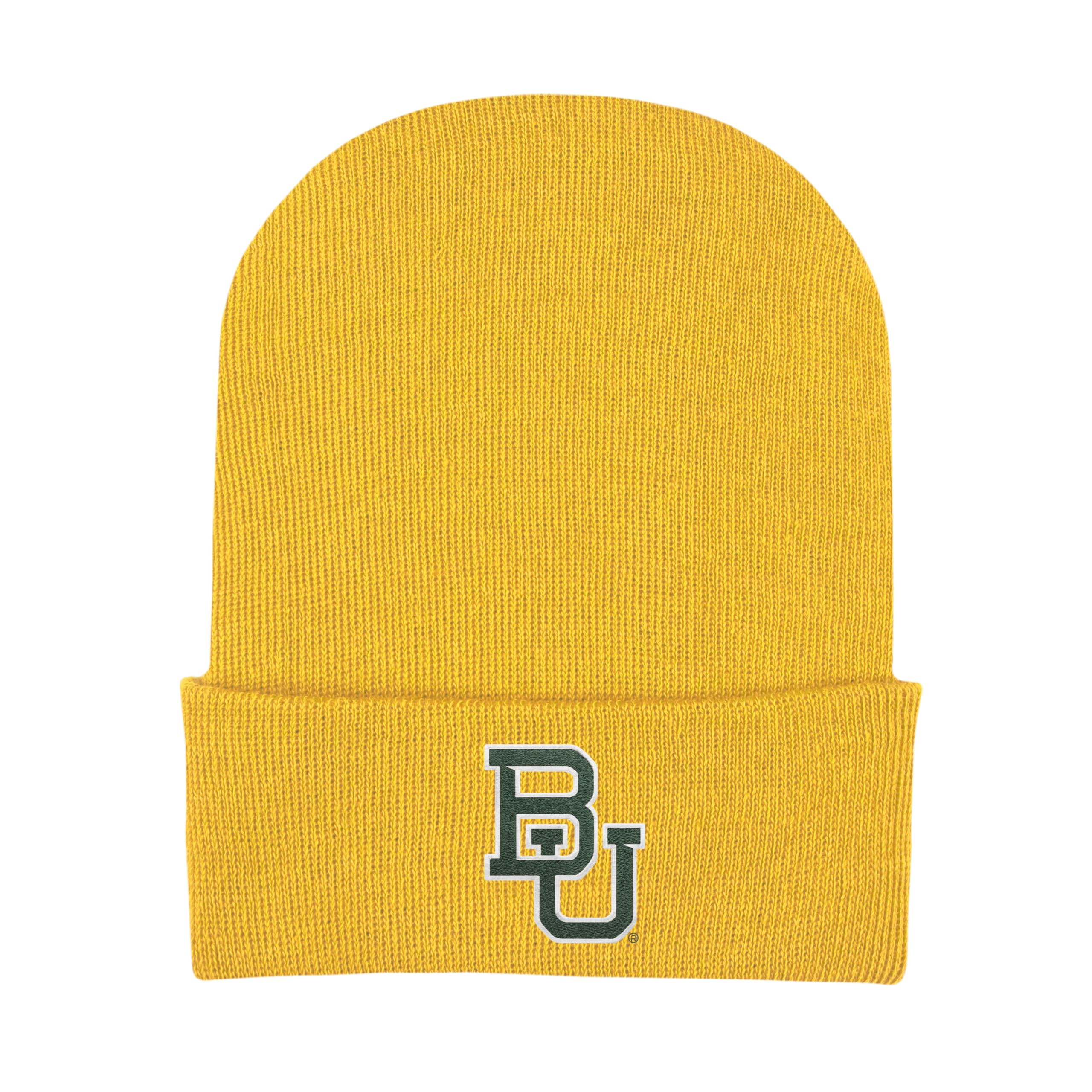 College Baby Infant Knit Cap Baylor Bears Logo - Gold - Newborn