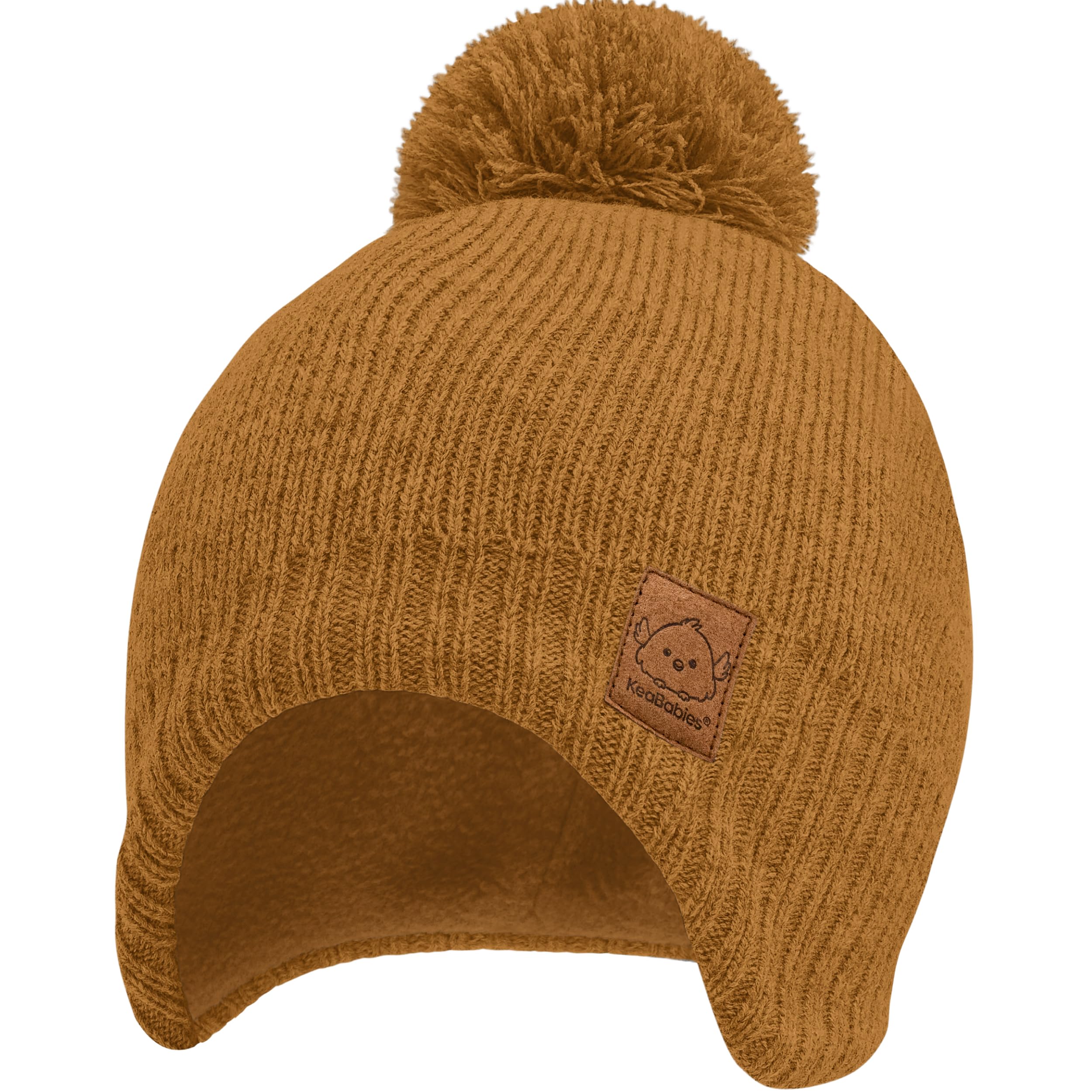KeaBabies Baby Beanies, Winter Baby Hats for Boys, Girls (Latte, 6-36M)