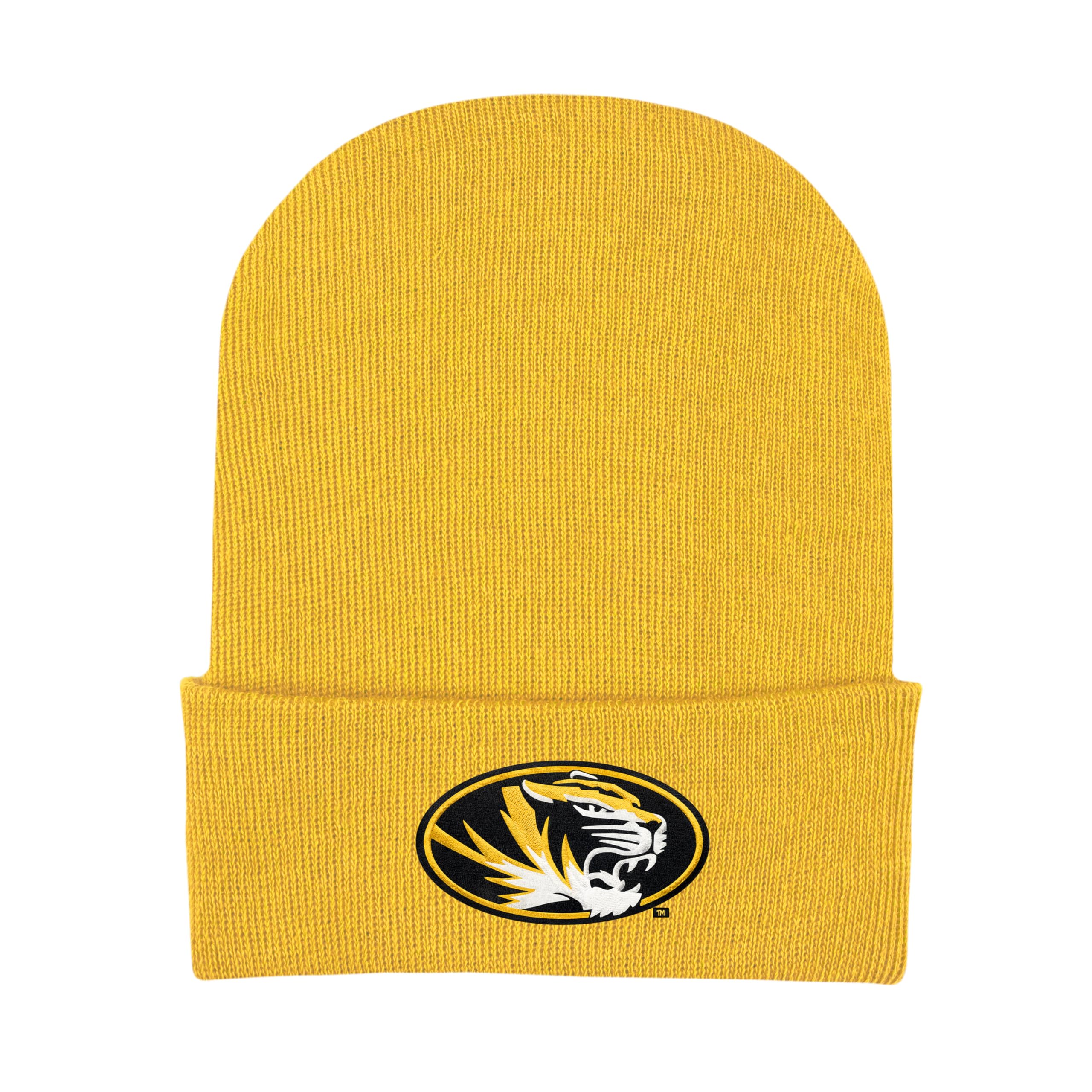 College Baby Infant Knit Cap Missouri Tigers Logo - Gold - Newborn