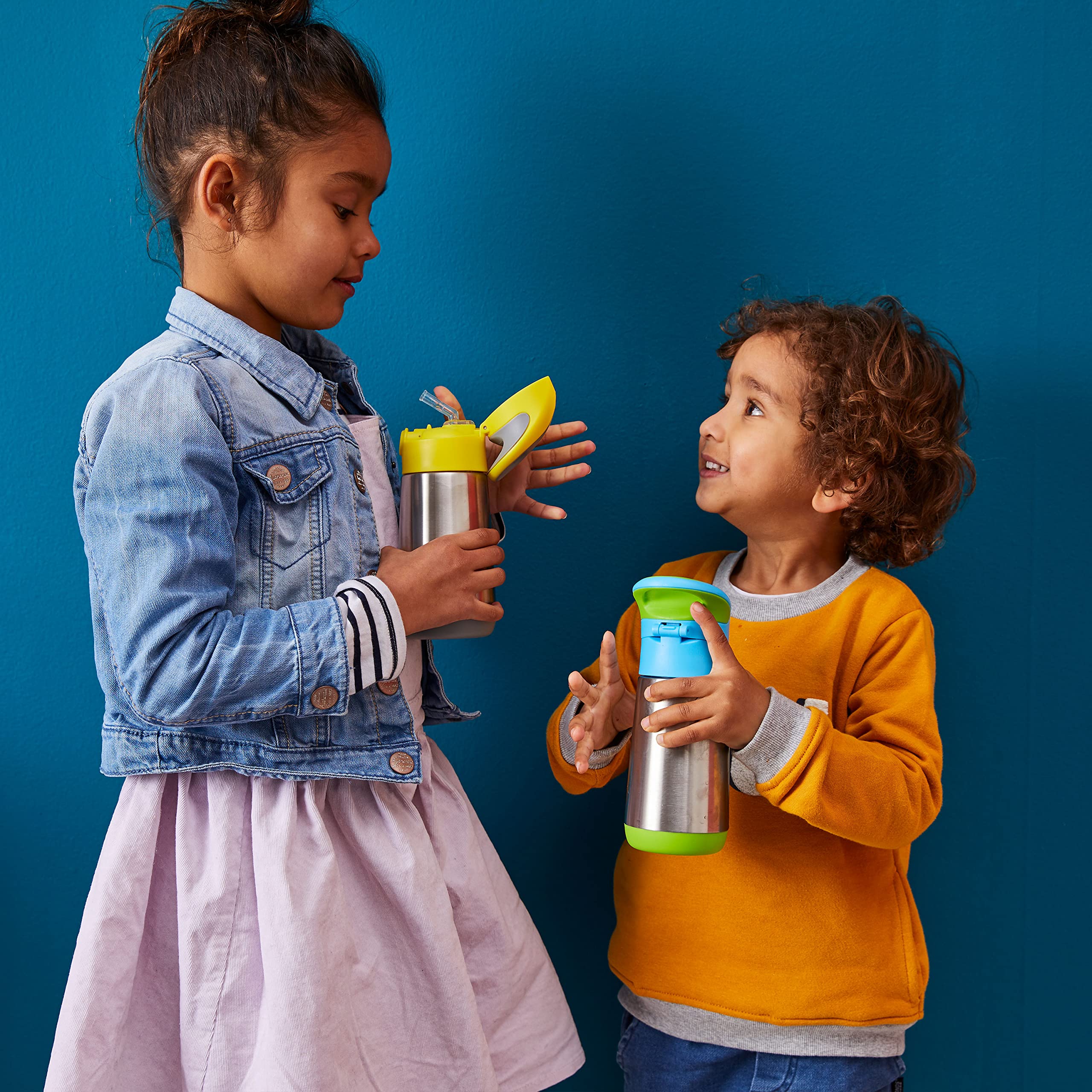 b.box Insulated Water Bottle for Kids, Stainless Steel Water Bottles Kids