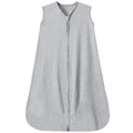 Baby Sleep Sack 18-24 Months Baby Wearable Blanket 100% Rayon Cotton 2-Way Zipper Toddler Sleeping Sack，Comfy Soft Lightweight TOG 0.3(grey)