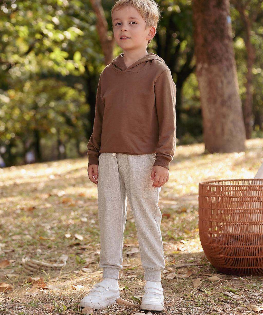 GFQLONG Toddler Boys Joggers Pants Cotton Kids Athletic Sweatpants 5-6T