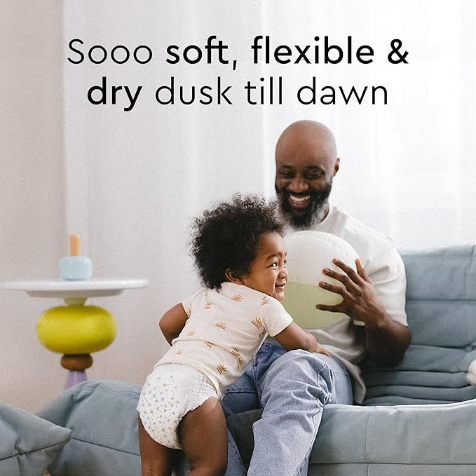 LILLYDOO Diaper Pants Toddlers - Size 3 (13-22 lbs), Half-Monthly Supply (87 Count), Skin-Friendly, Ultrasoft, Chlorine-Free, Snug Fit & Absorbent Pull On Diapers