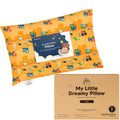Mini Toddler Pillow with Pillowcase, 9x13 My Dreamy Pillow(Little Builders)