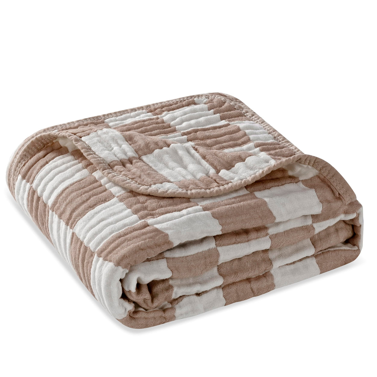 HardNok Ultra Soft Muslin Baby Blanket, A Versatile Swaddle and Bed Blanket for Babies, Toddlers, Boys, and Girls (1 Pack).