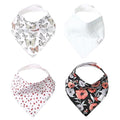 Copper Pearl Baby Bandana Drool Bibs for Drooling and Teething 4 Pack Gift Set “Dot