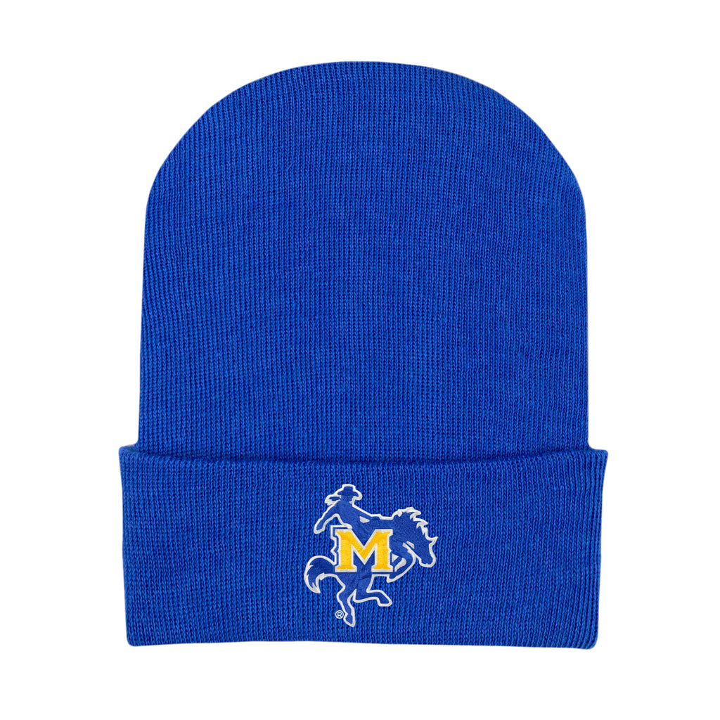 College Baby Infant Knit Cap McNeese State Cowboys Logo - Royal - Preemie