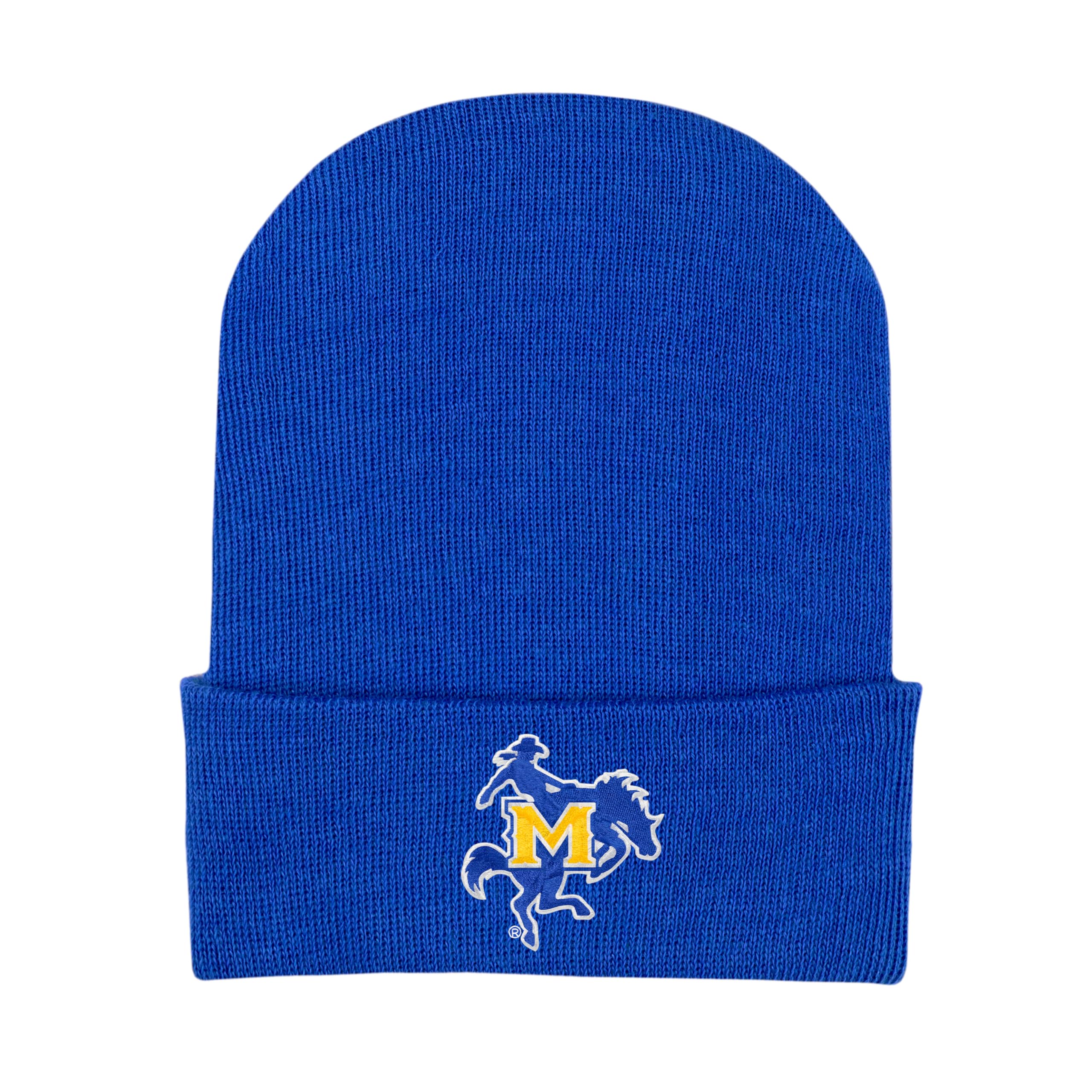 College Baby Infant Knit Cap McNeese State Cowboys Logo - Royal - Newborn