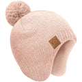 KeaBabies Baby Beanies, Winter Baby Hats for Boys, Girls (Blush, 6-36M)