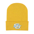 College Baby Knit Cap Southern University Jaguars Logo - Gold - Newborn
