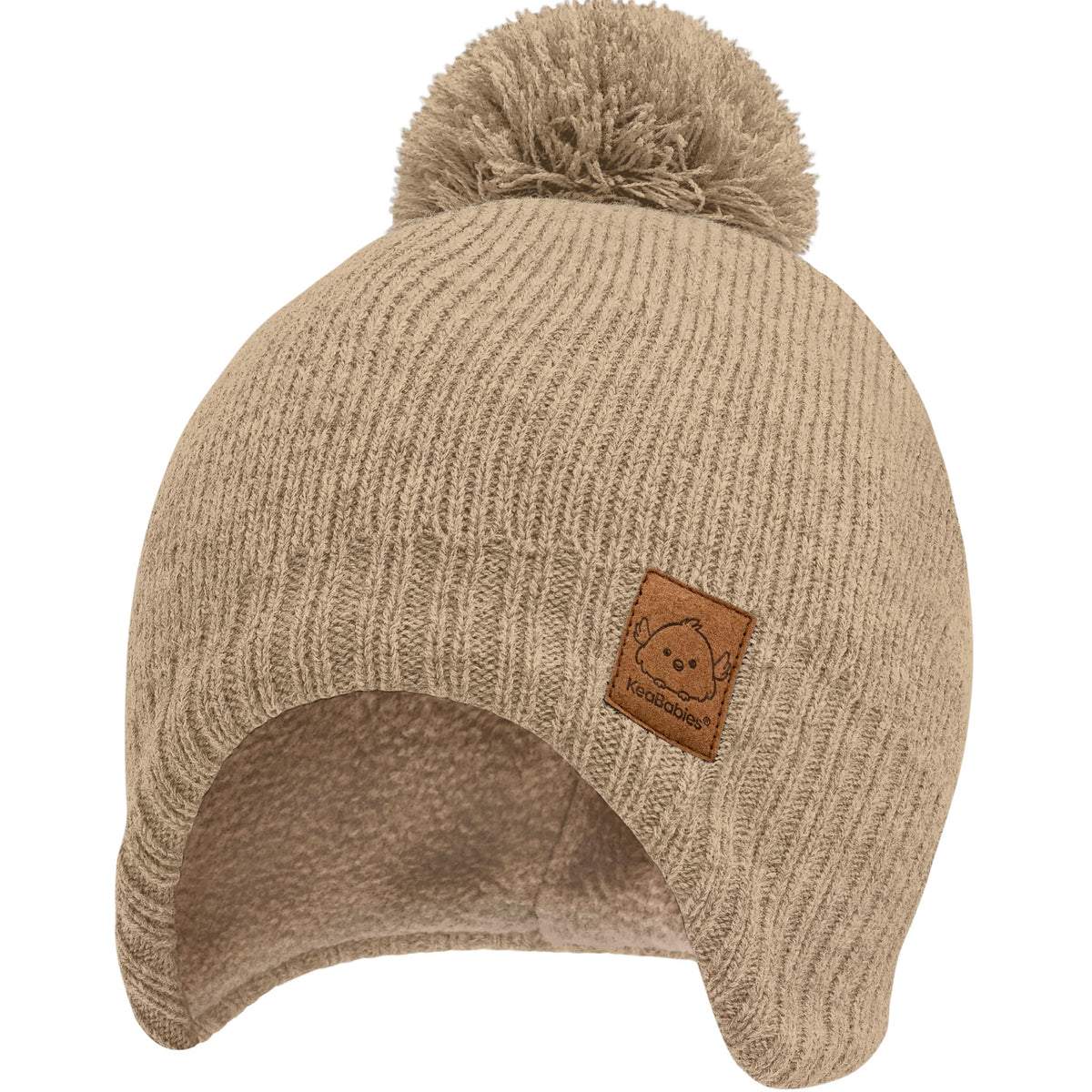 KeaBabies Baby Beanies, Winter Baby Hats for Boys, Girls (Blush, 6-36M)