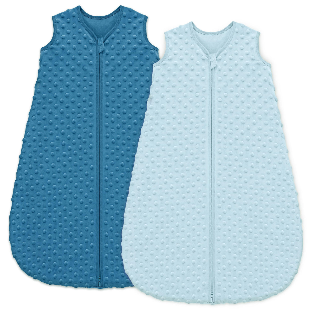 Unnivoll Baby Sleep Sack 12-18 Months 1.5 TOG Fleece with Plush Dots