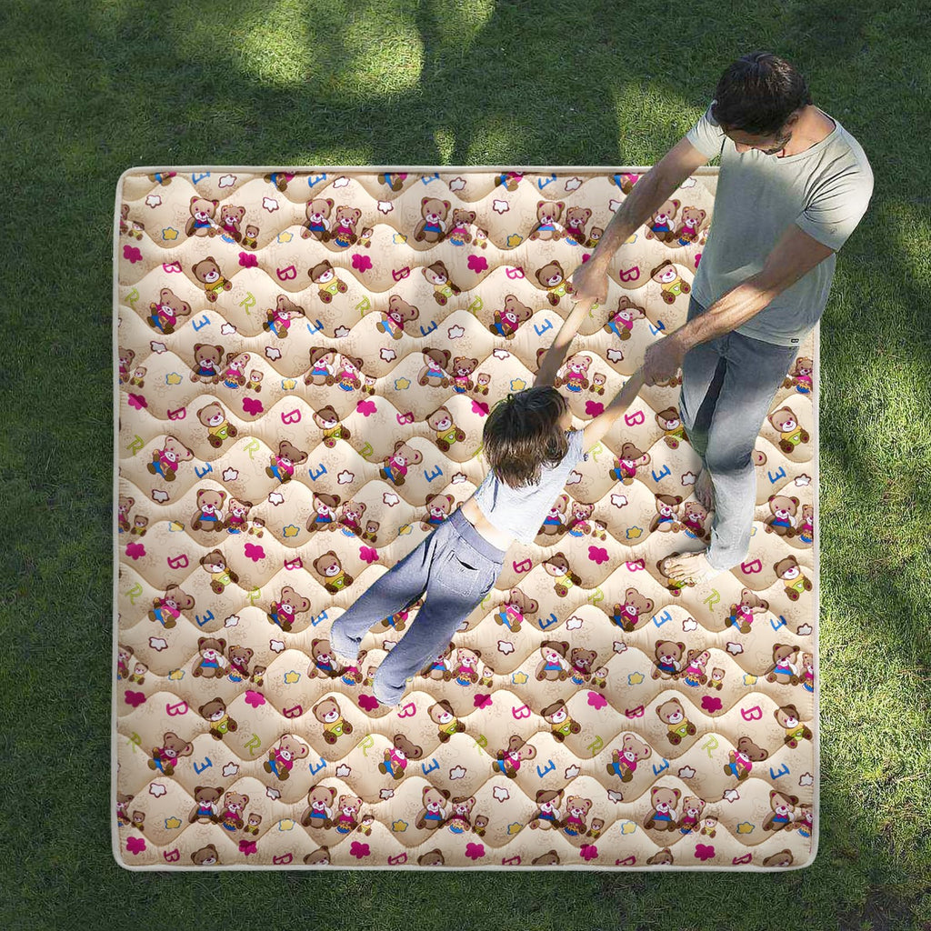 High-Density Foam Baby Play Mat, 47x47 Inches Thicken One-Piece Comfortable and Soft Playmat, Non Slip Machine Washable Floor Mat for Infants, Tapete para Bebes,Toddlers
