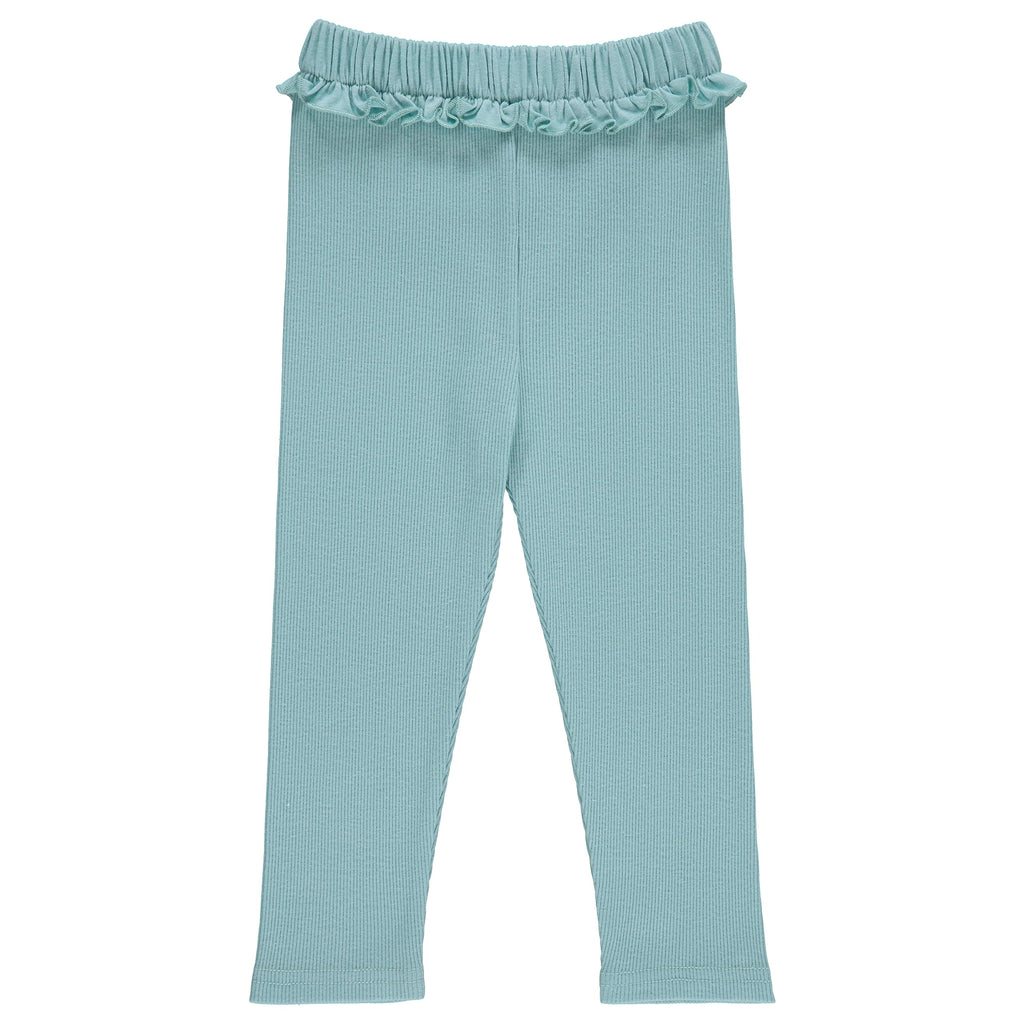 Cudlie 5-Pack Baby Girls Joggers - Lounge Pants, Active Sweatpants Sweats - Ruffled Joggers for Girls, 18-24 Months