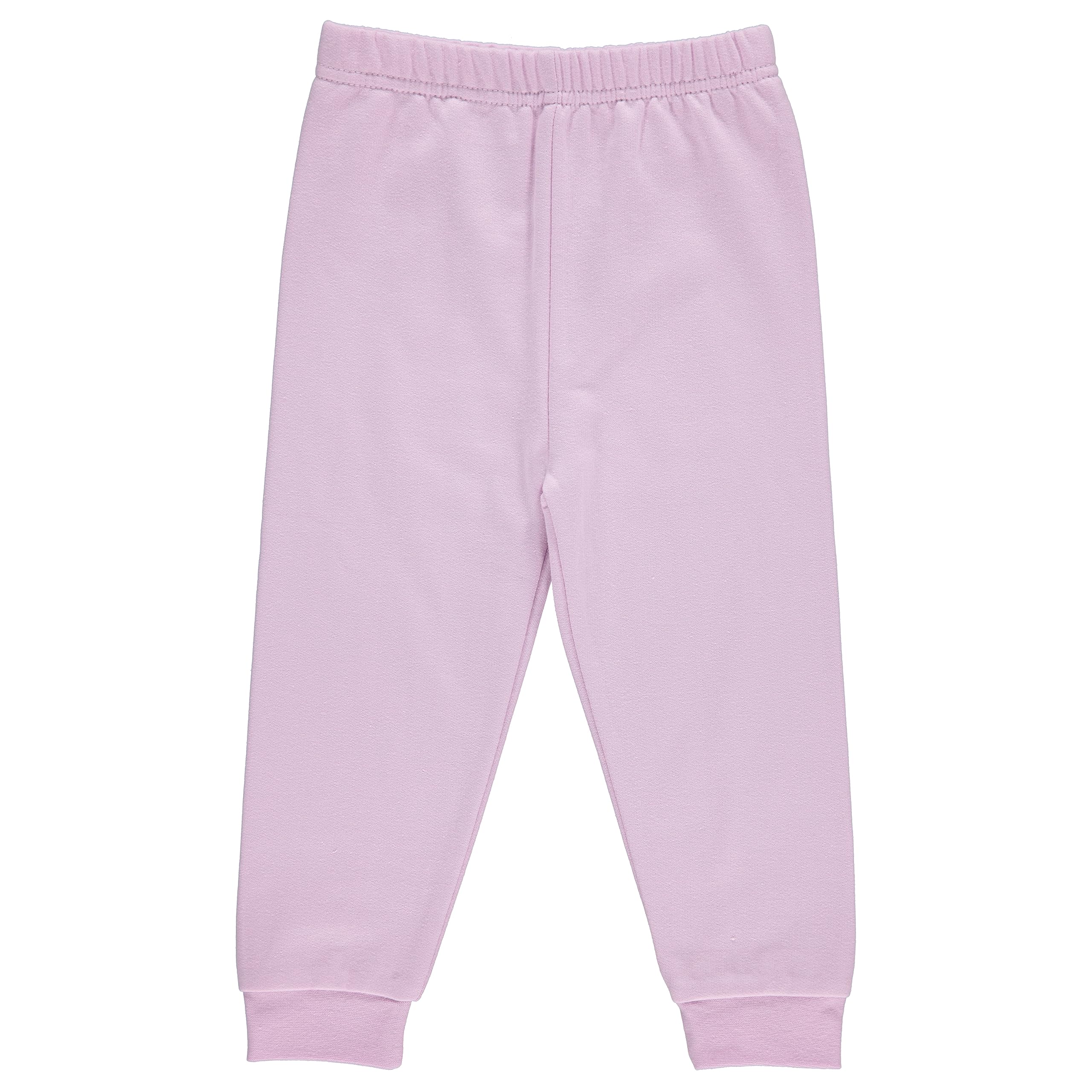 Cudlie 5-Pack Baby Girls Joggers - Lounge Pants, Active Sweatpants Sweats - Fleece Joggers for Girls, 9-12 Months