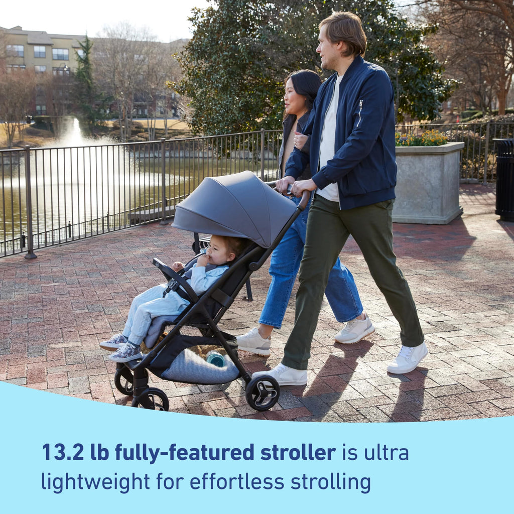 Graco® Ready2Jet Compact Stroller – Compact Travel Stroller with Automatic Fold Lilac Mod