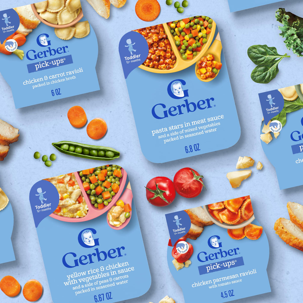 Gerber Toddler Spaghetti Rings in Meat Sauce, 6 Oz, 6 Pack