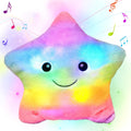 Cuteoy Musical Star Plush Pillow Glowing LED Light-up Stuffed Animal Toys