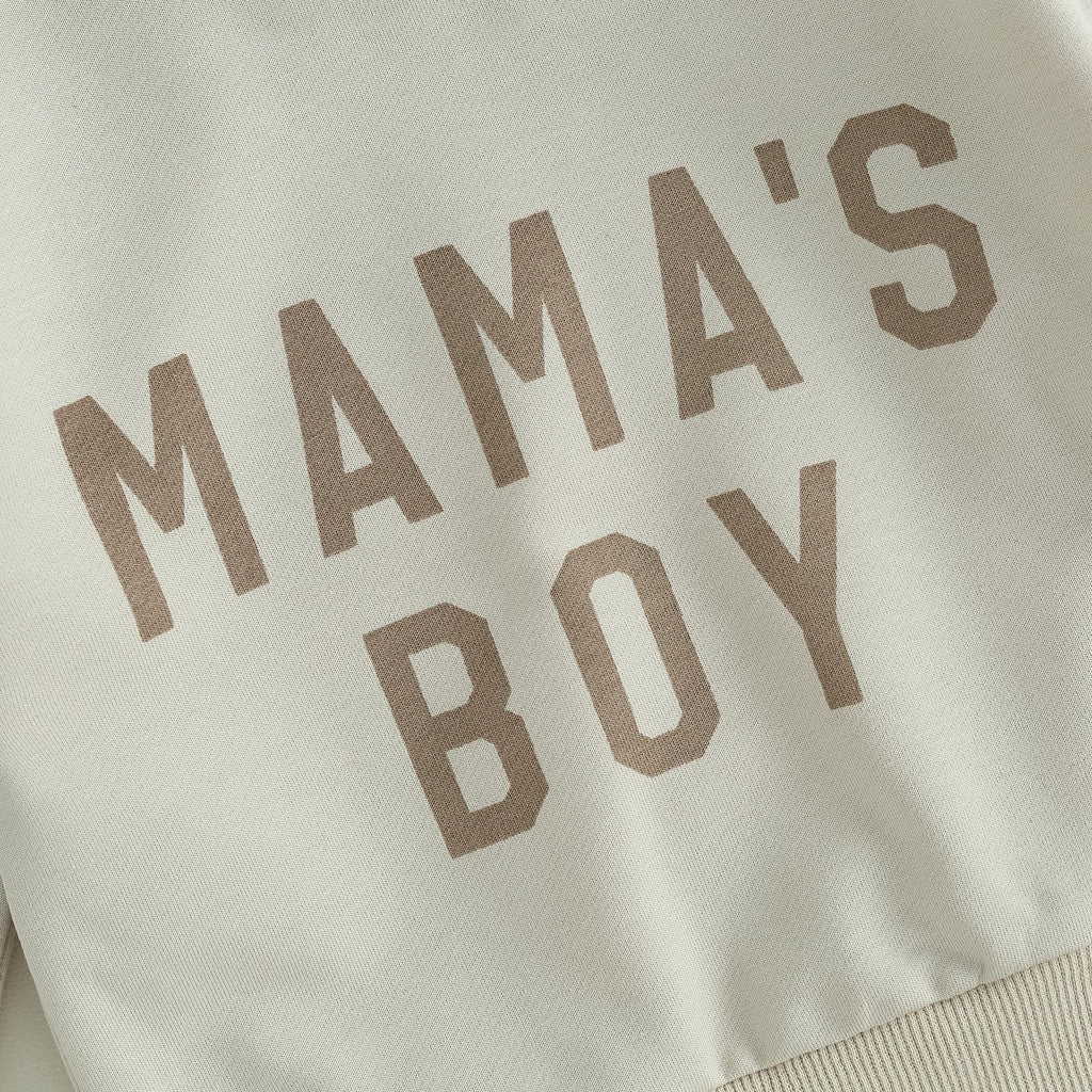 MA&BABY Toddler Baby Boy Clothes Solid Color Sweatshirt Jogger Pants Set