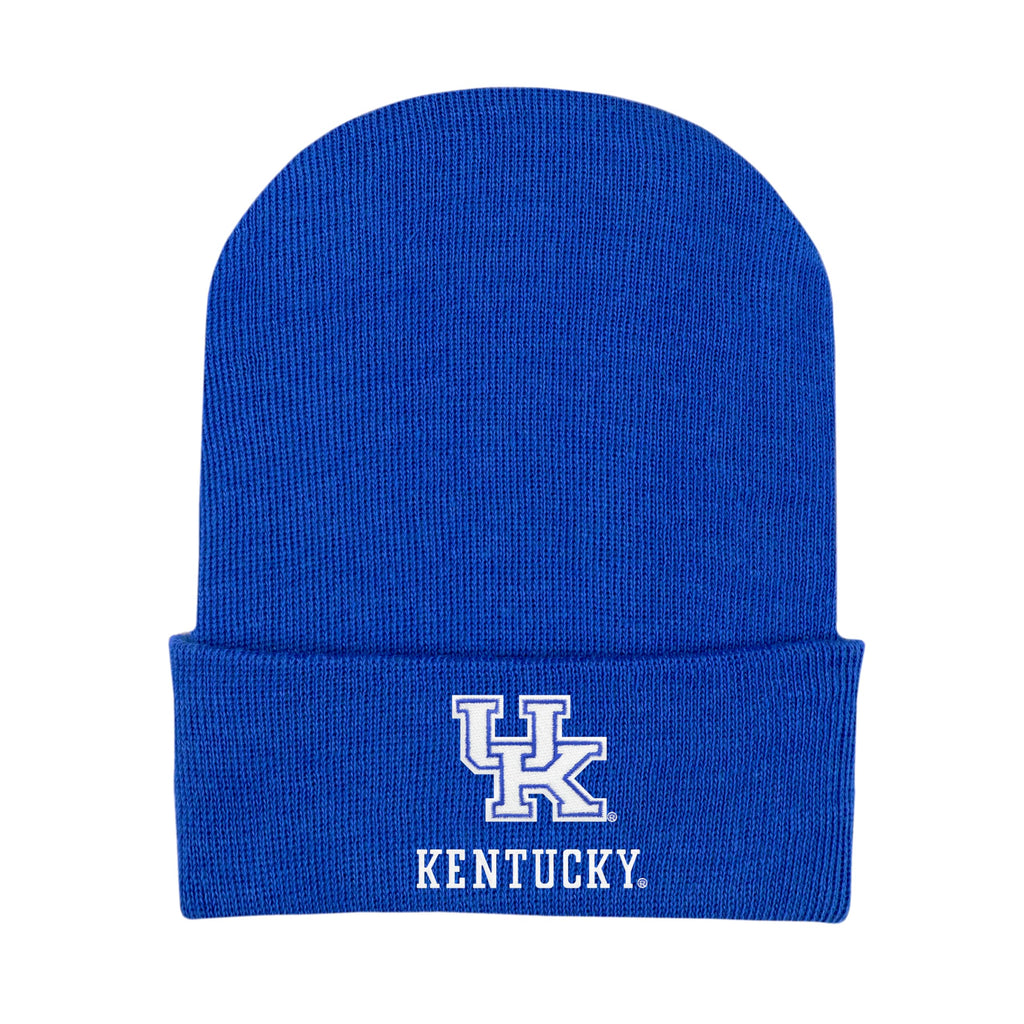 College Baby Infant Knit Cap Kentucky Wildcats Logo - Royal - Preemie