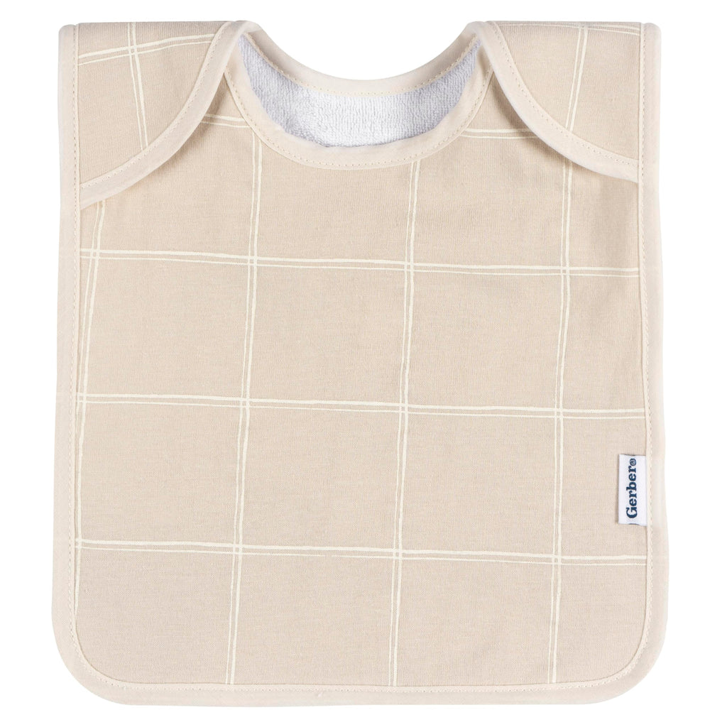Gerber Baby Unisex Lap Shoulder Bibs 8-Pack, Multi Pink, One Size