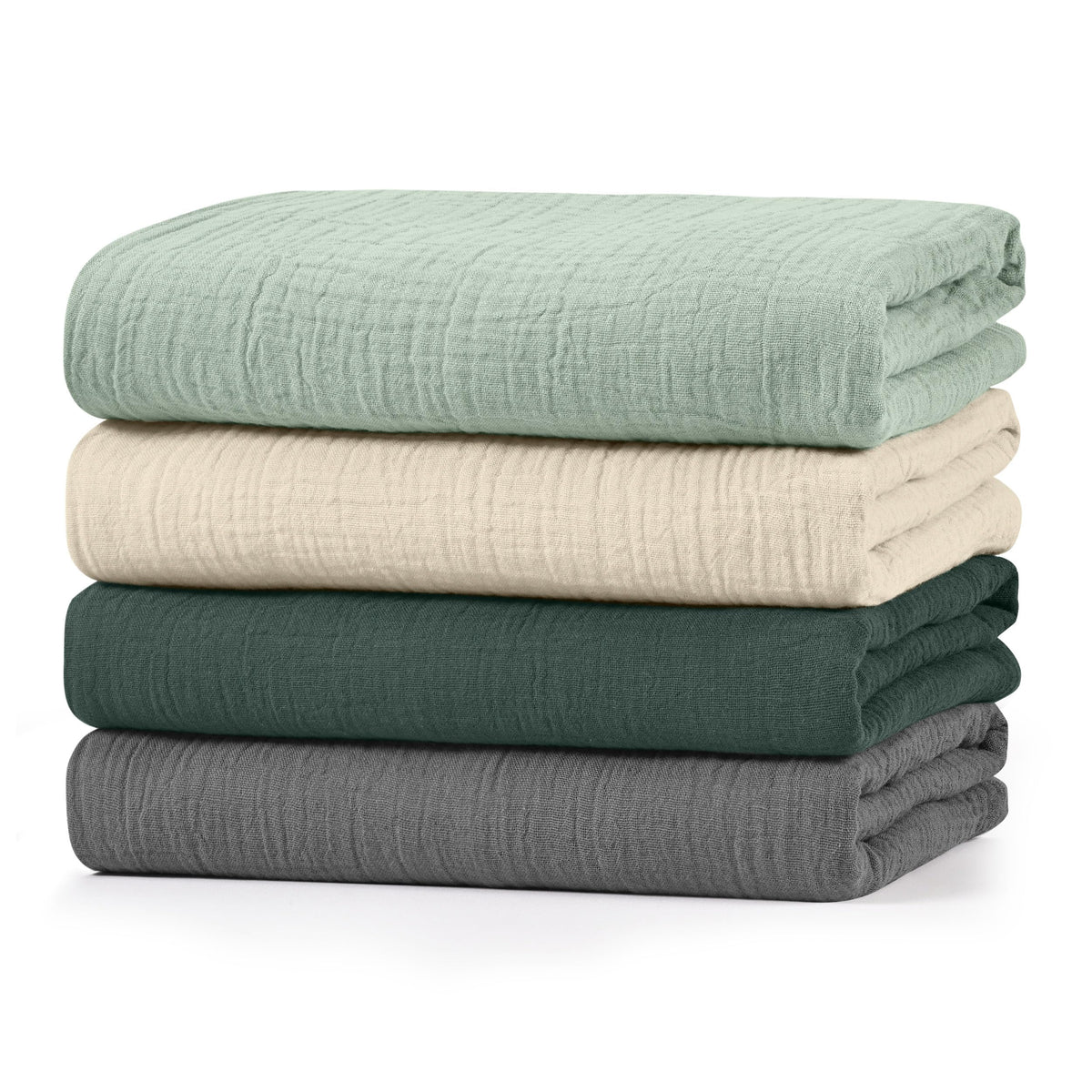 Muslin Swaddle Blankets for Newborn, 3 Pack Breathable Soft Receiving Blanket, Large 38 x 40 inches Swaddle Wrap Burping Clothes Diapers, Essentials Infant Shower Items, Toddler Gift (Cute Country)