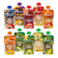 HAPPY BABY Clearly Crafted, Stage 2, Fruit & Veggie Variety Pack, 4oz (10)