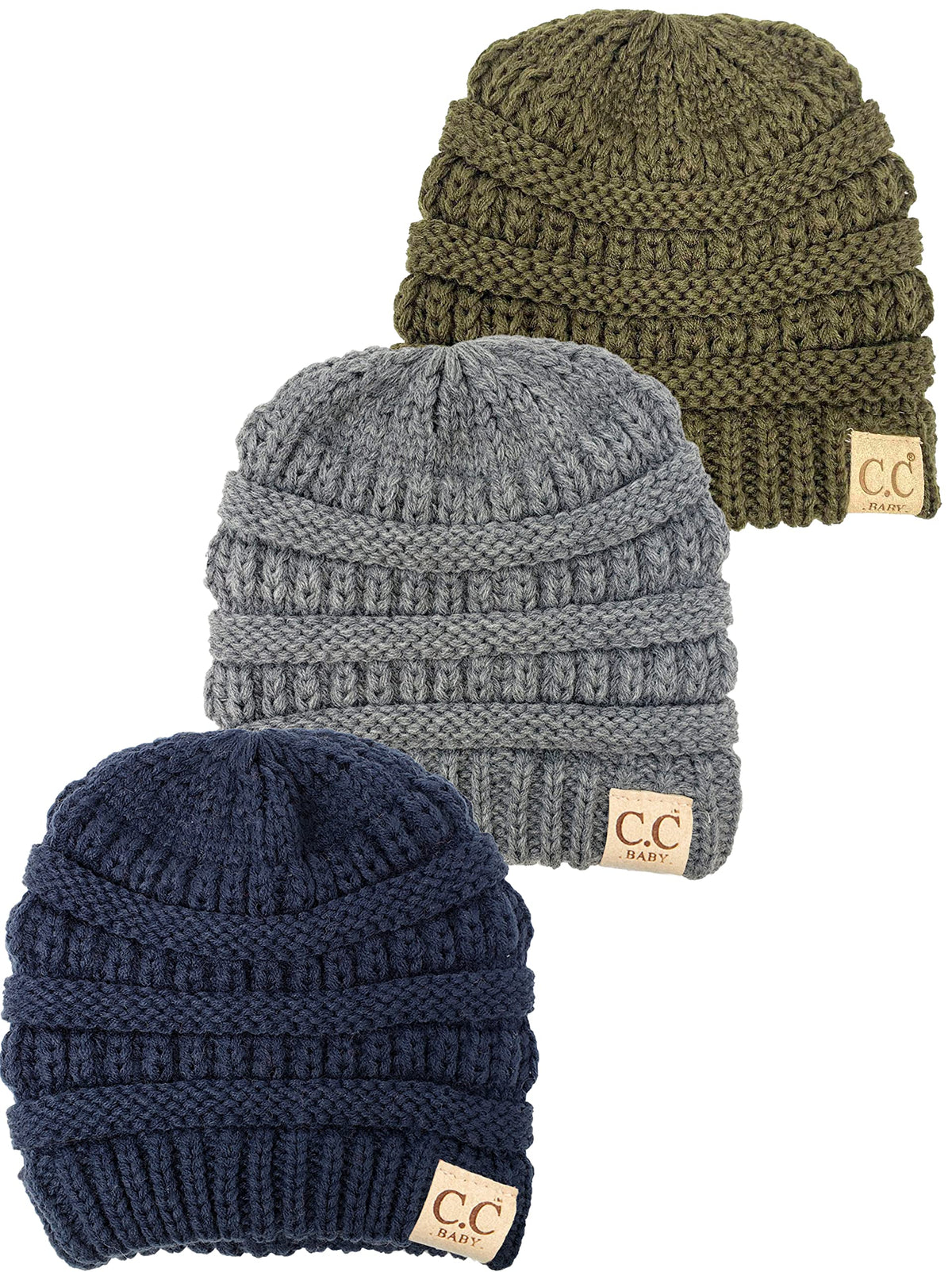 Funky Junque Baby Winter Hat – Cute Newborn Beanie, Infant Girl Hats 0–12 Months, Soft Knit Baby Beanies for Boys & Girls, Cozy Warm Stocking Stuffer Gift: Beige