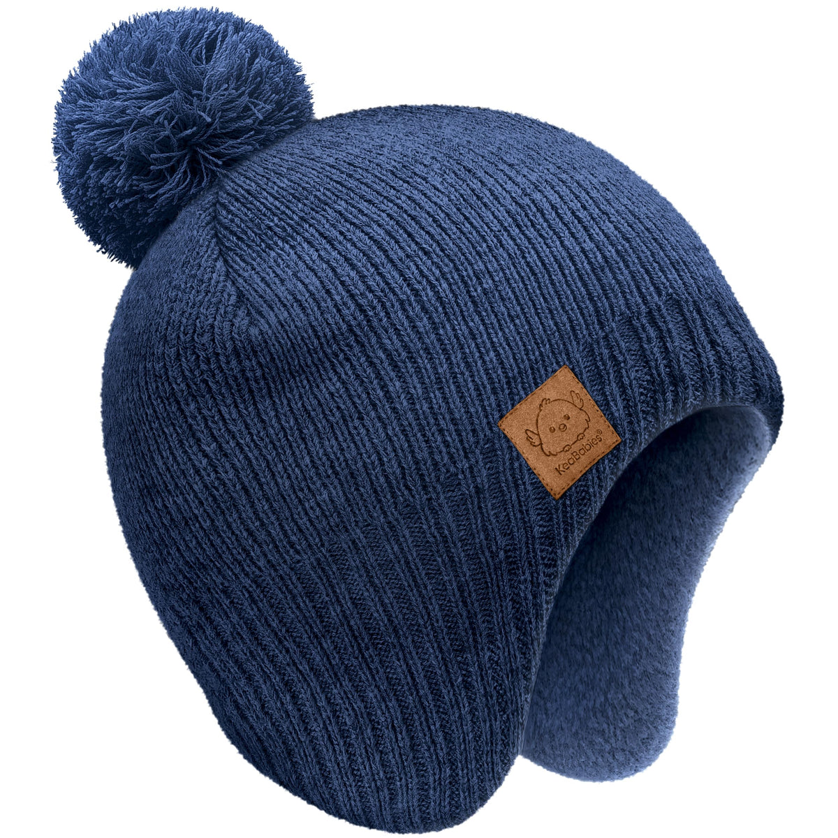 KeaBabies Baby Beanies, Winter Baby Hats for Boys, Girls (Blush, 6-36M)