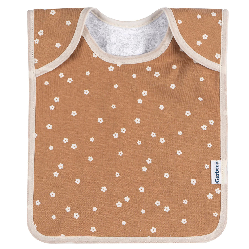 Gerber Baby Unisex Lap Shoulder Bibs 8-Pack, Multi Pink, One Size