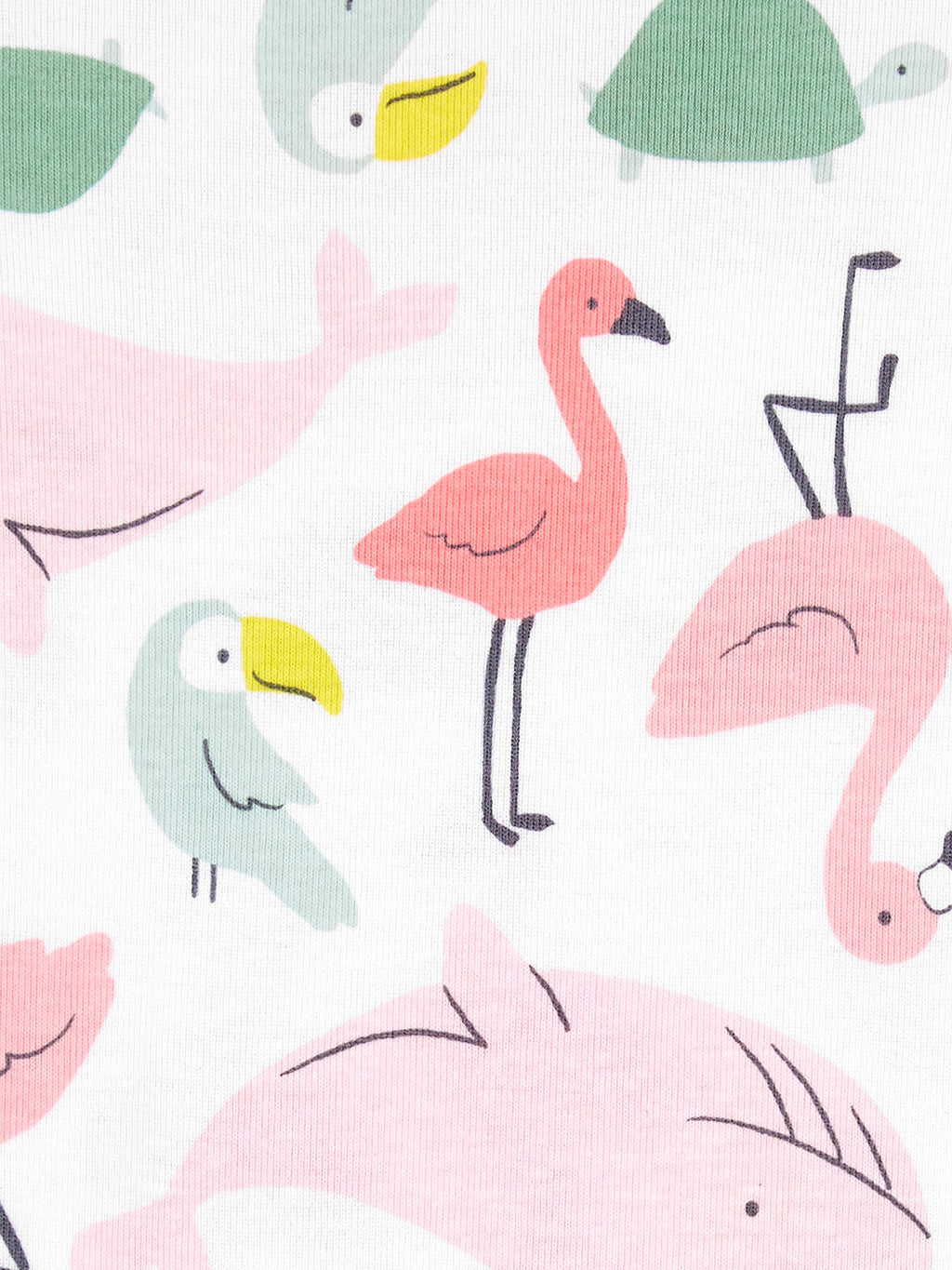 Simple Joys by Carter's Baby Girls' Short-Sleeve Bodysuit, Pack of 6, Multicolor/Birds/Fruit/Lemon/Turtle, 18 Months