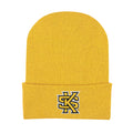 College Baby Infant Knit Cap Kennesaw State Owls Logo - Gold - Newborn
