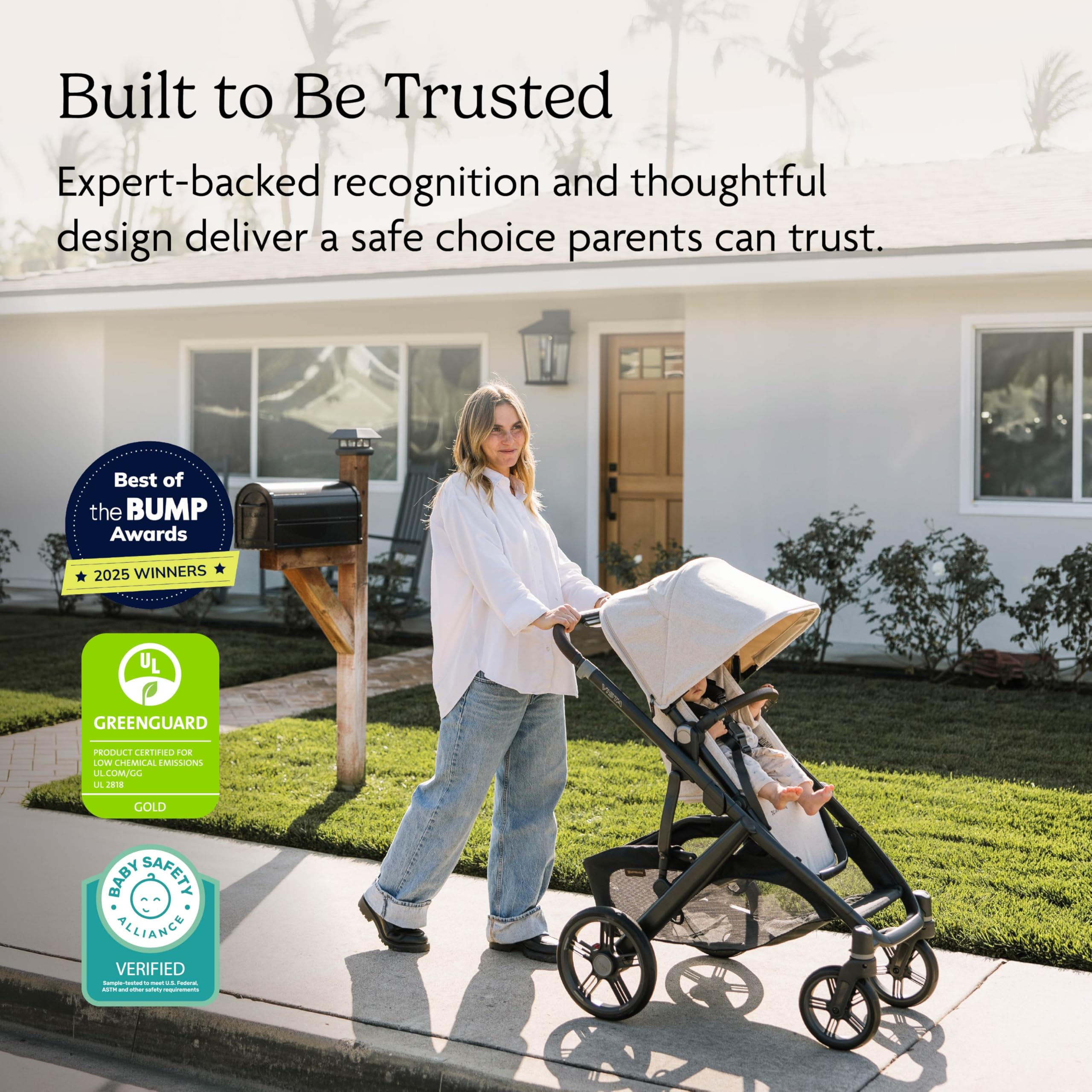 UPPAbaby Vista V3 Convertible Single-to-Double Stroller for Baby & Toddler, 30+ Configurations, Car Seat Compatible, All-Wheel Suspension, XL Basket – Kenzi (Mystic Aqua/Carbon Frame)