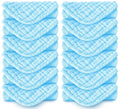 Muslin Burp Cloths 100% Cotton Large 20''x10'' Extra Soft and Absorbent Baby Wash Cloths Spit Up Rags - Baby Burping Cloth for Boys Girls Items(12 Pack Aquamarine)