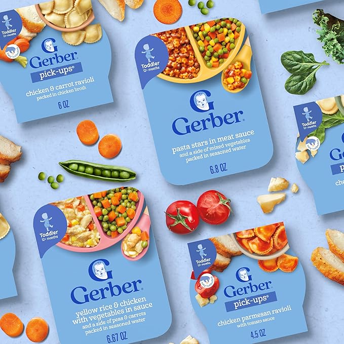 Gerber Mealtime for Toddler Pasta Shells & Cheese, 6 Ounce (Pack of 6)