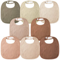 Bearmoss Baby Bibs for Drooling and Teething 100% Cotton Muslin Bibs